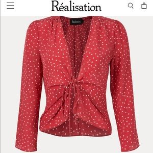 Realization Bianca top in red star